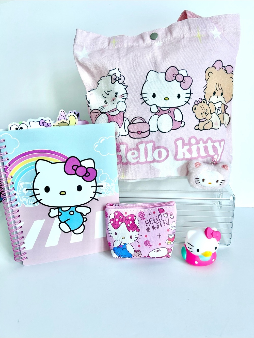 💝(HK397) Hello Kitty Adorable 5-Piece Tote Bag Bundle! - Picture 11 of 11